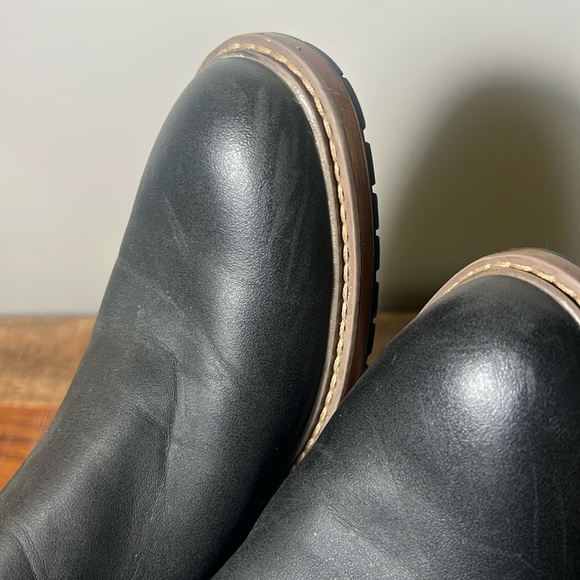Perry Ellis Portfolio Black Leather Ultra Foam Chukka Boot, Men’s 8 - Picture 3 of 8